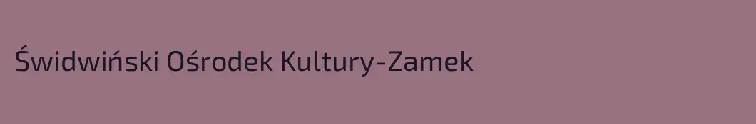 Świdwiński Ośrodek Kultury-Zamek